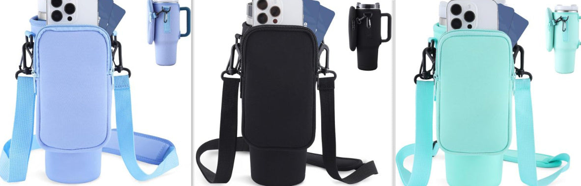 Modern Water Bottle Holder With Simple Adjustable Strap For Outdoor Hiking