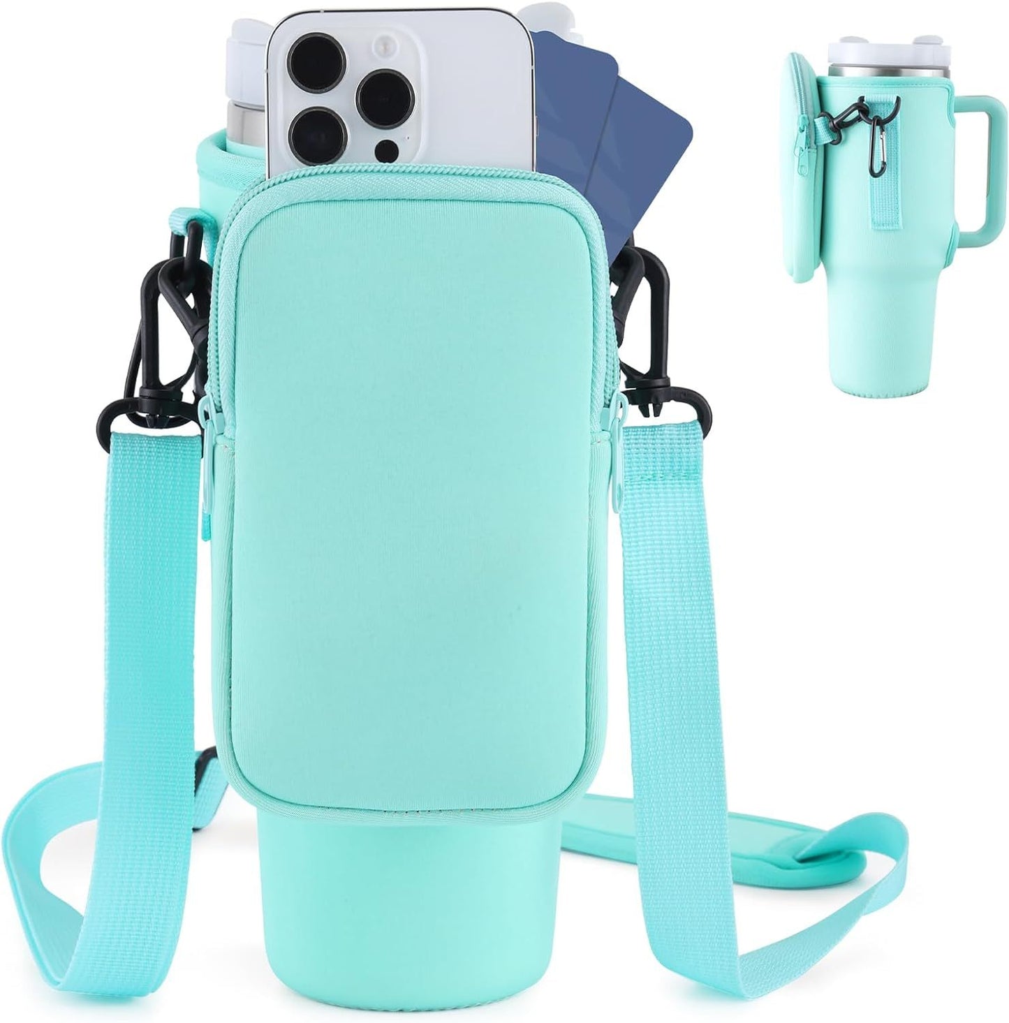 Modern Water Bottle Holder With Simple Adjustable Strap For Outdoor Hiking