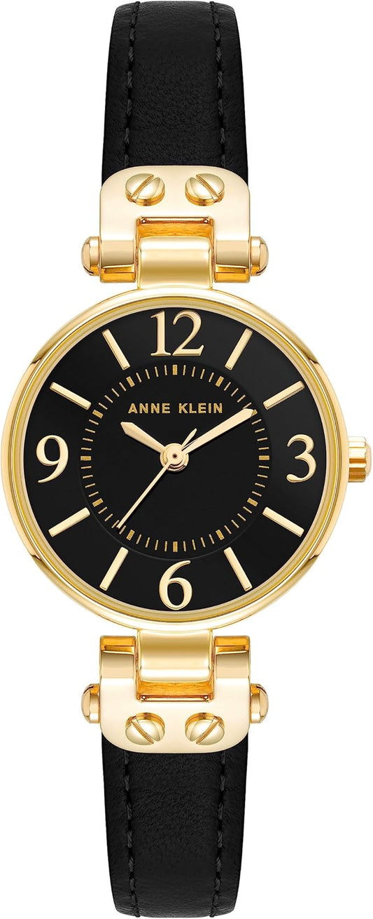 Anne Klein Women's Leather Strap Watch