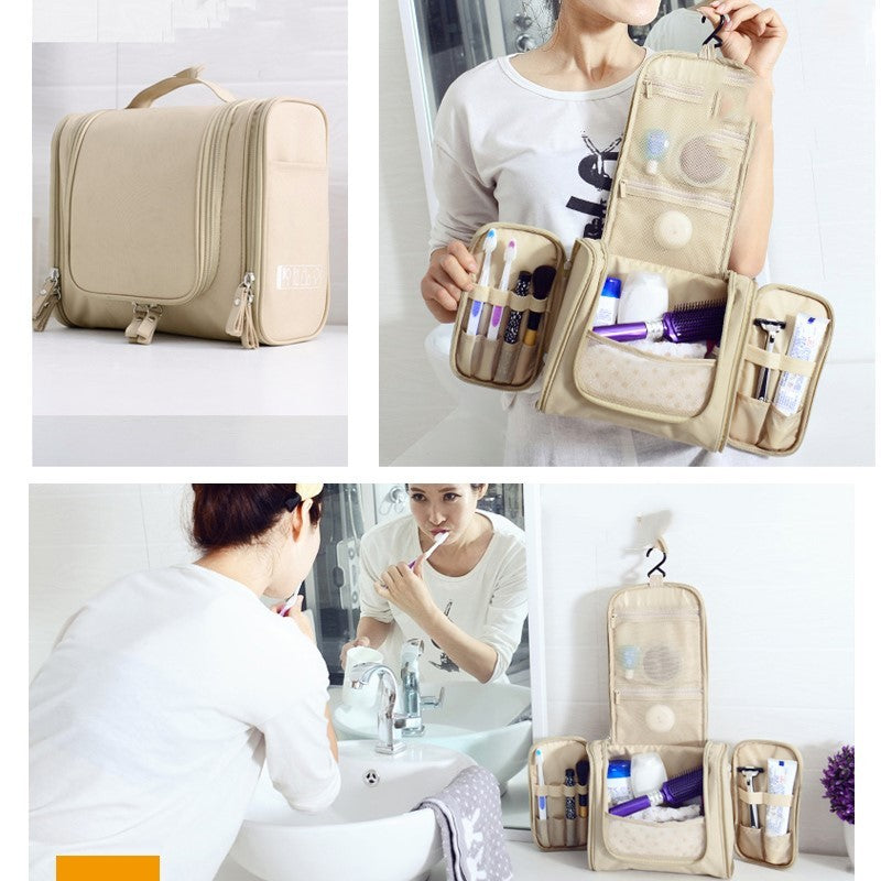 Travel waterproof cosmetic bag