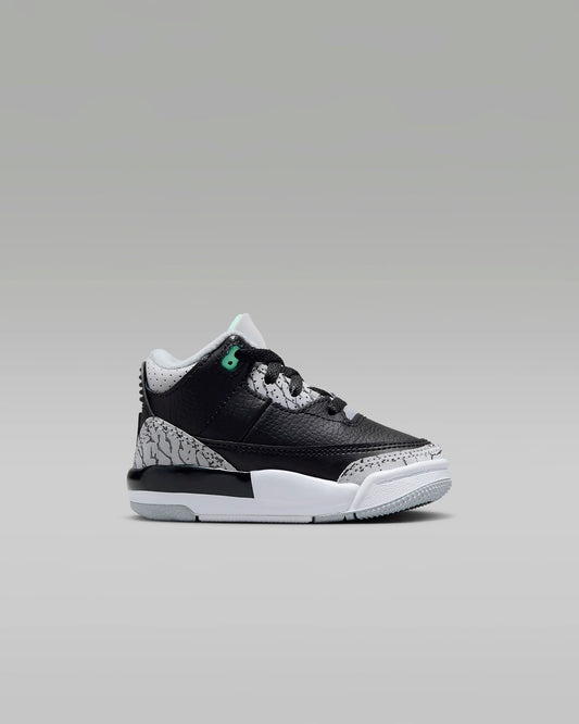 Jordan 3s “GREEN GLOW” Toddlers