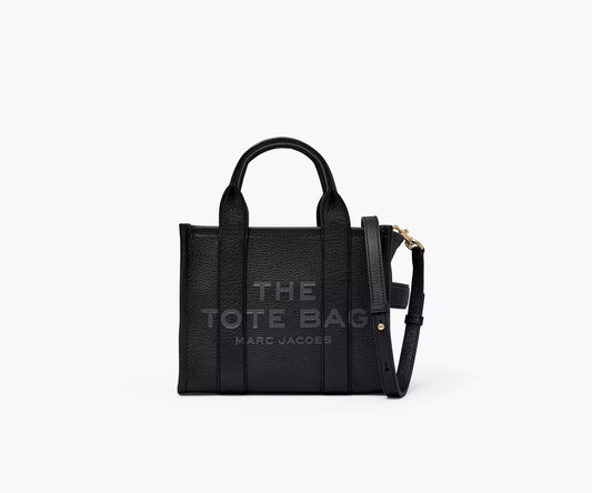 The leather small tote bag