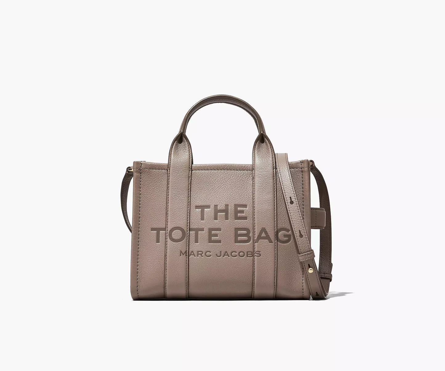 The leather small tote bag