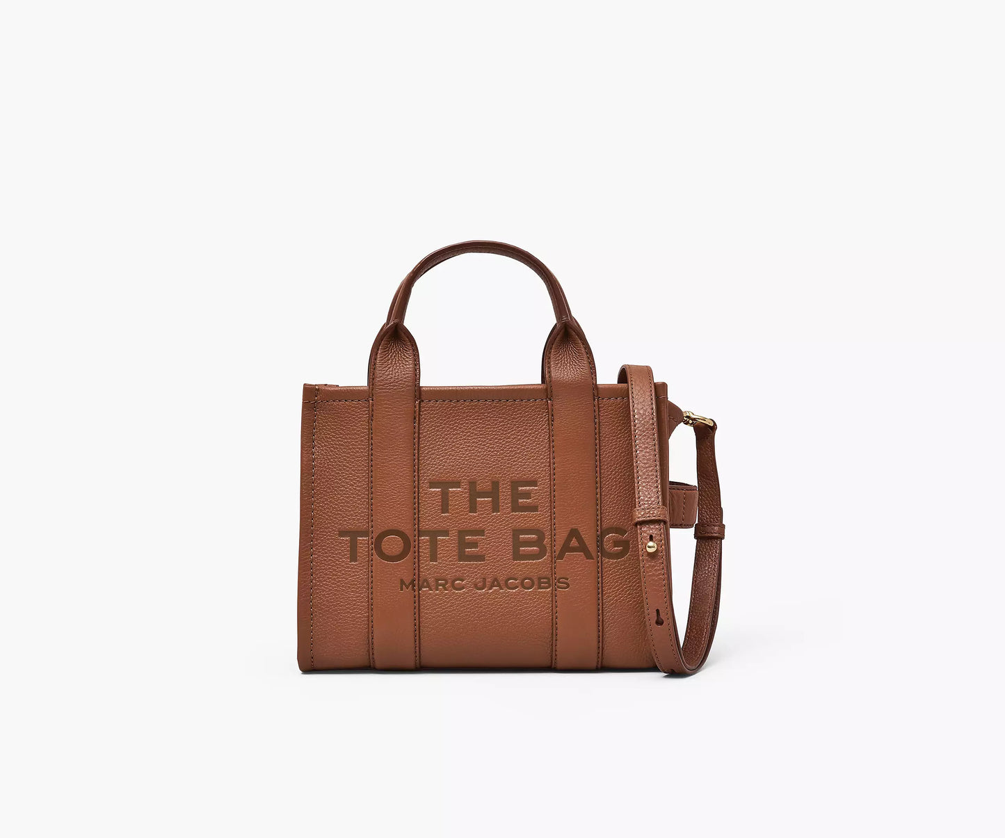 The leather small tote bag