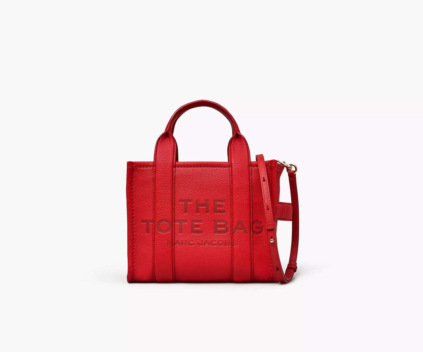 The leather small tote bag