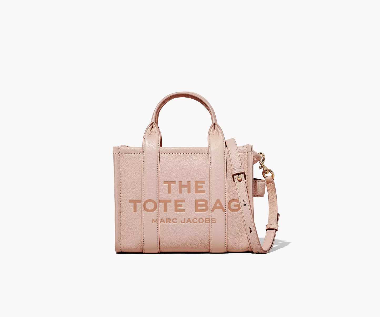 The leather small tote bag