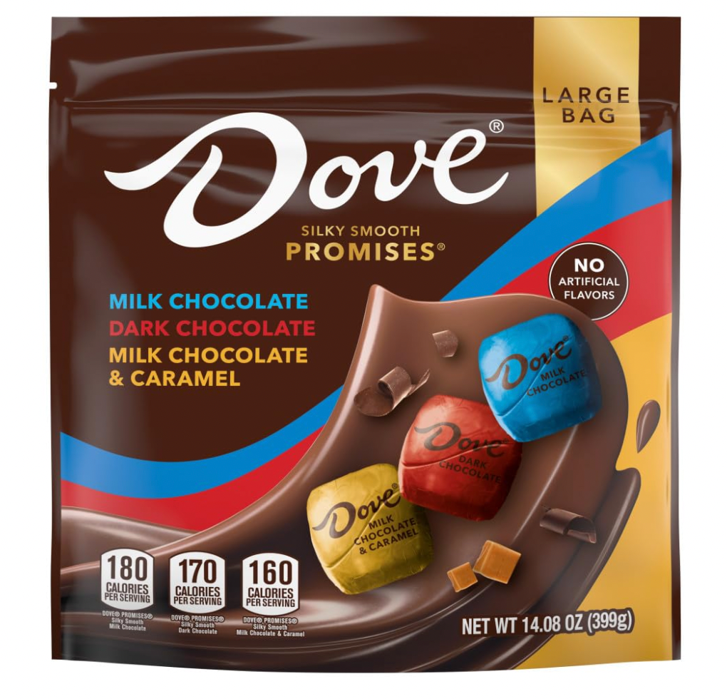 Dove Promises Chocolates (Milk Chocolate,Dark Chocolate, Milk Chocolate & Caramel)