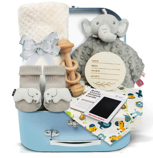 Newborn Baby Boy Basket