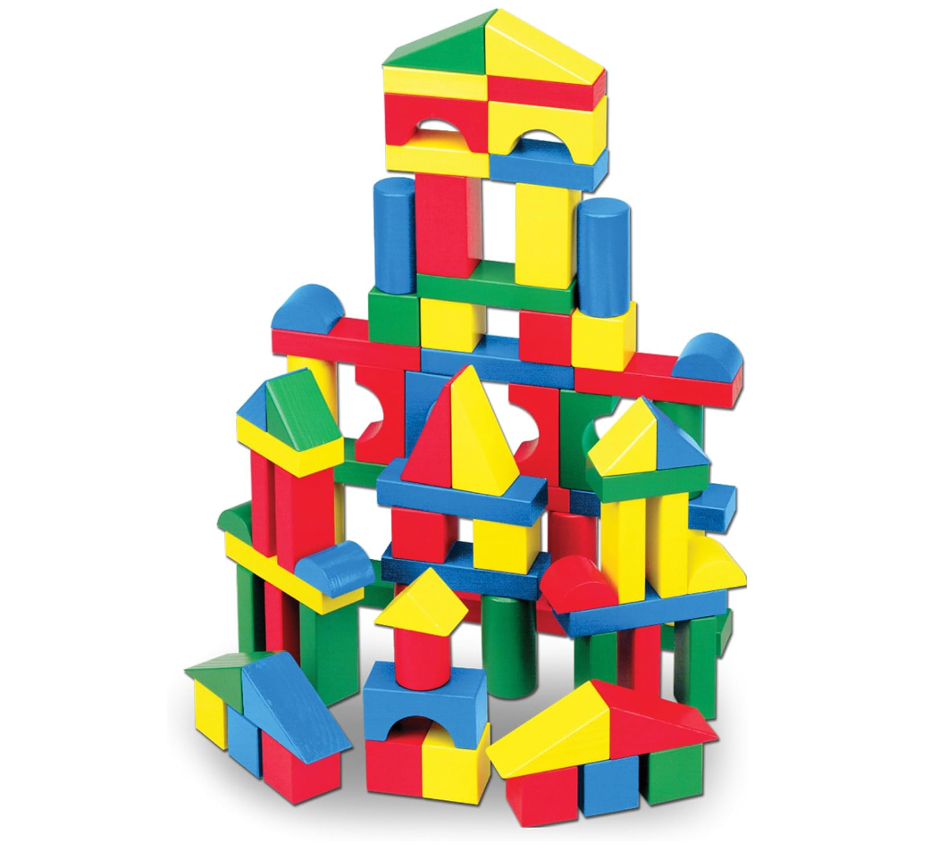 Melissa and Doug Wooden Building Set