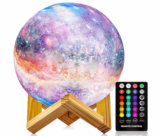 Galaxy Moon Lamp