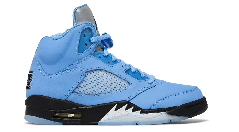 UNC JORDAN 5 MENS