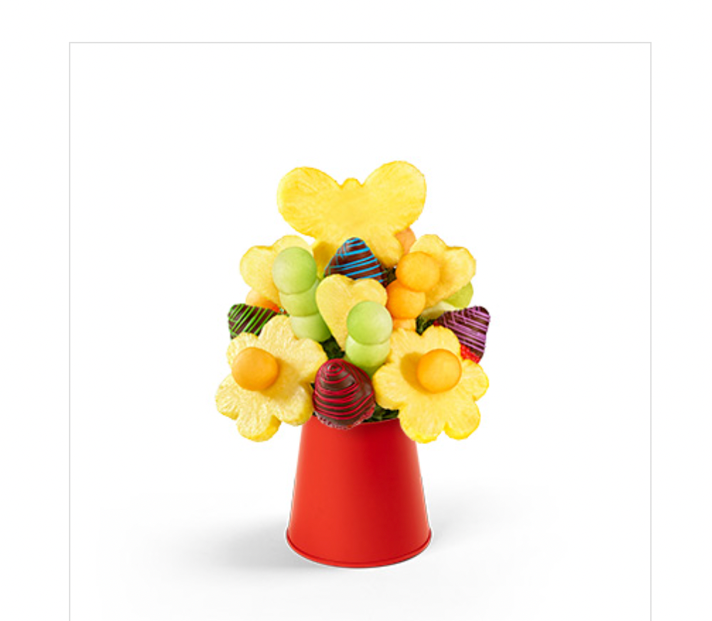 Rainbow and Butterfly Edible Arrangement Gift