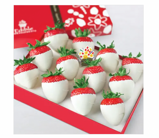 White Chocolate Covered Strawberries