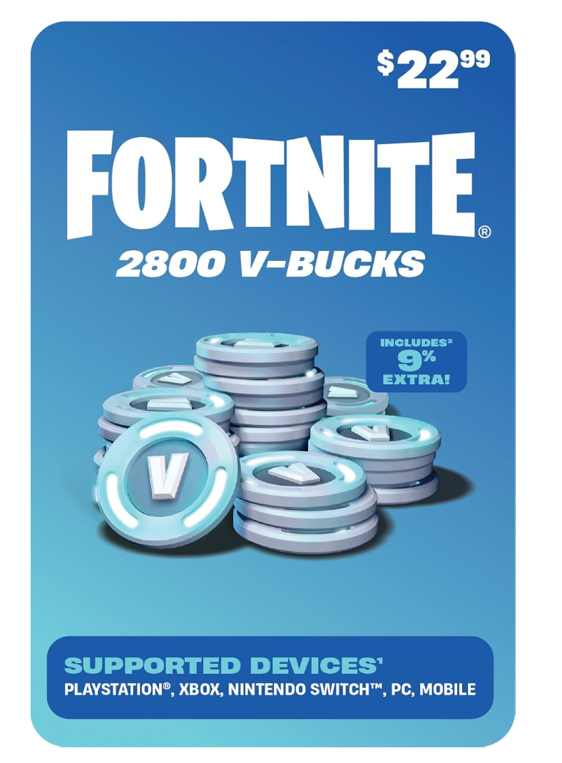 FORTNITE Digital V-Bucks 2800